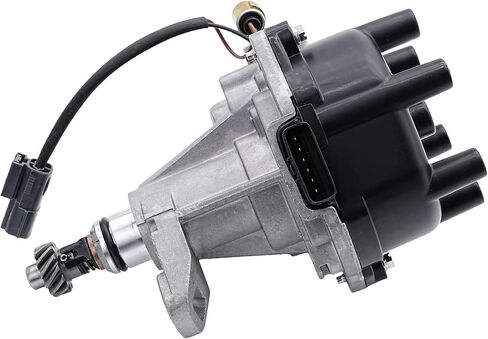 Ignition Distributor with Cap & Rotor Compatible for Nissan Pathfinder Frontier Xterra Quest Infiniti QX4 Mercury Villager 3.3L V6, Repalces# 22100-1W601, 22100-1W600 in Saudi Arabia