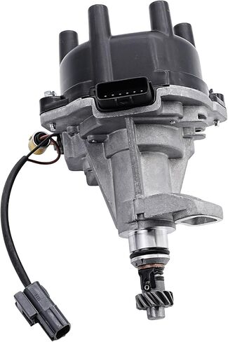 Ignition Distributor with Cap & Rotor Compatible for Nissan Pathfinder Frontier Xterra Quest Infiniti QX4 Mercury Villager 3.3L V6, Repalces# 22100-1W601, 22100-1W600 in Saudi Arabia
