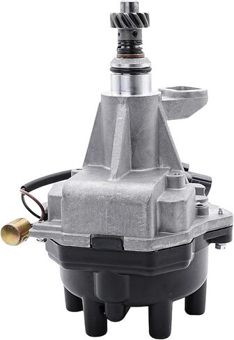 Ignition Distributor with Cap & Rotor Compatible for Nissan Pathfinder Frontier Xterra Quest Infiniti QX4 Mercury Villager 3.3L V6, Repalces# 22100-1W601, 22100-1W600 in Saudi Arabia