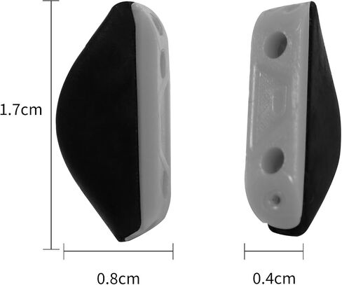 EZReplace Replacement Nose Pads for Oakley Crosslink/Mainlink OO9264/Fives Squared/Turbine OO9263/Drop Point Sunglasses in Saudi Arabia