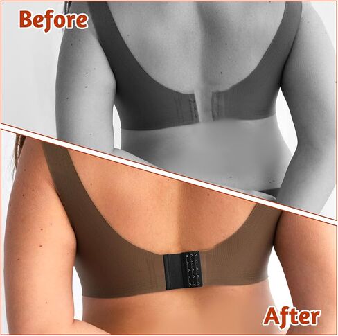 3 Pcs Women's Bra Extenders 5 Hooks 3 Rows Women Elastic Bra Extender Bra Extender Bra Strap Extender Stretchy Bra Extensions Lady's Bra Extender Bra Band Soft Comfortable Bra Hooks Replacement in Saudi Arabia