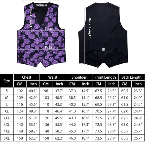 Barry.Wang الرجال السترة البدلة سترة سهرة الأرجواني الأزرق بيزلي اللباس سترة مطابقة التعادل مجموعة البدلة صدرية الزفاف الرسمي 6 قطعة معطف حفلة موسيقية العشاء in Kuwait