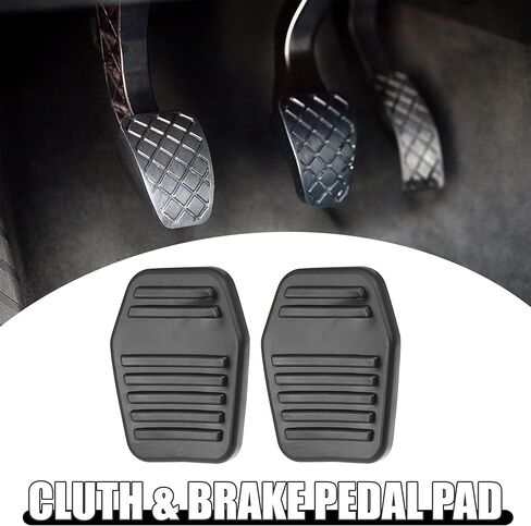 ACROPIX Anti-Slip Clutch Brake Pedal Cover Car Pedal Cover Fit for Ford Focus - Pack of 2 Black in Saudi Arabia