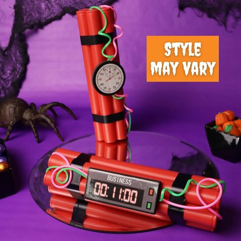 Fake TNT Dynamite Prop, Plastic Red Novelty Weapon, Halloween Table Decor, 9.12 Inches in Saudi Arabia
