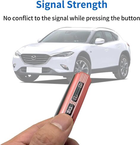 الإبداع لغطاء مفتاح مازدا فوب. مناسبة لـ 2020-2024 Mazda CX-30، CX-5، CX-9، CX-50، مناسبة لمازدا 3 هاتشباك، مناسبة لـ 2019-2024 Mazda 3 6 حافظة مفاتيح ذكية عن بعد (مزيج وردي) in Kuwait