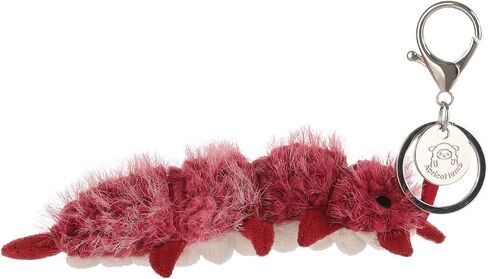 Apricot Lamb Devil Centipede Cute Keychain, Soft Stuffed Plush Keychain Toys for Kids’ Backpack, Purse, 5.2 Inches in Saudi Arabia