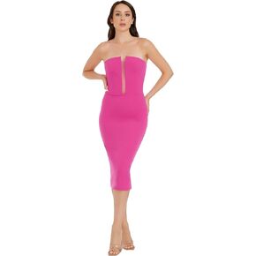Dress the Population Women's Erica Bodycon Midi Dress