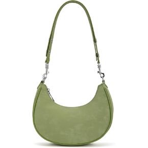 Milan Chiva Crescent Shoulder Bag for Women Underarm Purses Mini Clutch Handbag