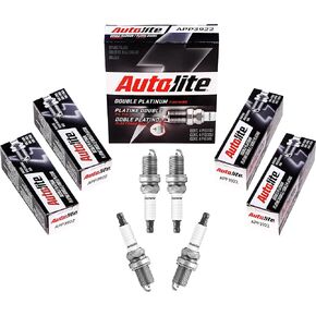 Autolite APP3922 Double Platinum Automotive Replacement Spark Plugs (4 Pack)