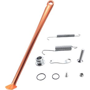 Motorcycle CNC Kickstand Foot Side Stand For XC XC-W XC-F XC-W EXC 150 200 250 300 350 450 500 505 530 (Orange)