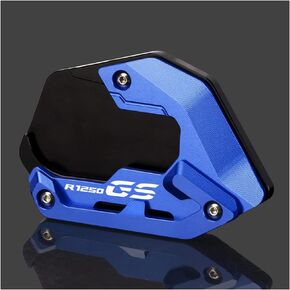 For BMW R1250GS Rallye HP 2018-2023 (Low Suspension) Motorcycle CNC Support Extension Plate Kickstand Side Stand Pad r 1250 gs hp Accessories (black)