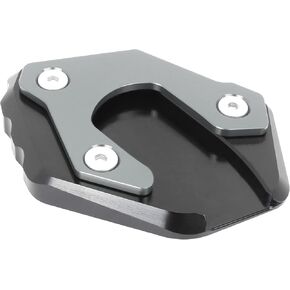 Worldmotop Motorcycle Kickstand Pad Side Stand Plate Pad Replacement for Yamaha FJR1300 FJR 1300 2001-2020 Enlarger Extension Plate Foot Pad (Titanium)