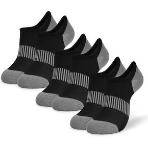 No Show Socks Womens Cotton Low Cut Non Slip Ankle Socks Invisible Casual Short Socks Size 6-11