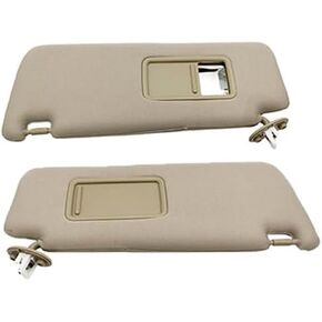 Sun Visor with Vanity Light for Toyota 4Runner 2010-2023 7432035A91E1 7432035A90E1 7431035B01E1 7431035B00E1 Left&Right Beige