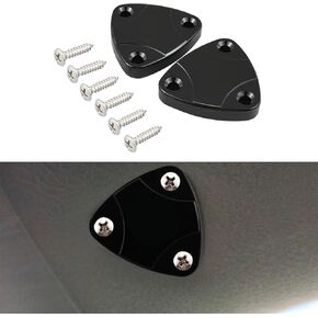 Bevinsee Sun Visor Plates Compatible with Camaro 1993-2002 Compatible with Pontiac Firebird 1993 1994 1995 1996 1997 1998 1999 2000 2001 2002 Aluminum Black