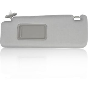 Sun Visor Grey Left Driver Side with Vanity Light Compatible with Toyota 4Runner SR5 TRD Limited Base Venture Sport 2010-2023 Replace for 7432035A91B1 7432035A90B1