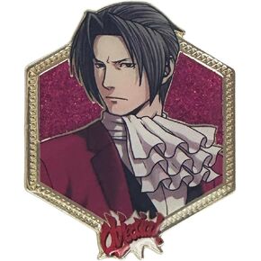 Ace Attorney x Zen Monkey Studios: Golden Series 2 - Miles Edgeworth Collectible Enamel Pin