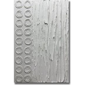 AZAVY Art,35x35Inch Hand Painted Textured Abstract Square Canvas Artwork Retro Minimalist Wall Art Decor Hanamade Paintings Wood Inside Framed Ready to Hang in Kuwait