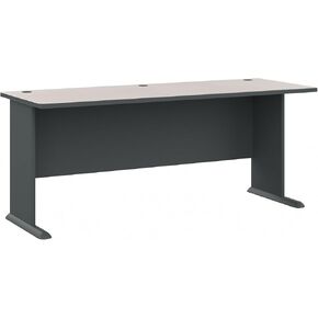 Bush Furniture Series A Desk, Large Workstation for Home or Professional Workspace, Desktop Solution for Office Use, 72W, Hansen Cherry