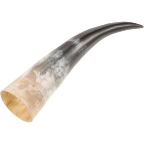TOPPERFUN Natural Horns, 11.8-14in Cow Horn Vases, Horn Wall Decorations, Western Horn Decorative Containers, Skull Horns, Retro Home Horns (Random Color Shapes)