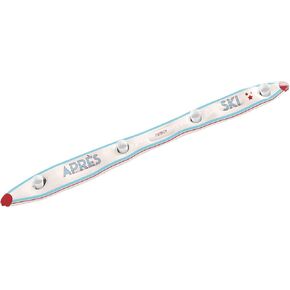 FUNBOY Plastic Inflatable Shot Board Ski, 4 Shot Capacity 6-feet Long, 4 Shot Cups Included, Apres Design, 2 Piece Set