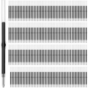 200Pcs Beadable Pens Refills, Ballpoint Pens Refills 1.0mm Beadable Pens Supplies Pen Refills for Plastic Bead Pens Ballpoint Pen Students Teacher