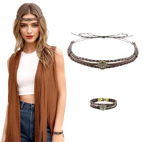 DOCILA Cowboy Hat Bands Women Men, Western Rhinestone Beaded Hat Belts, Country Detachable Panama Fedora Cowgirl Hats Strap, Sombrero Vaquero Rodeo Headbands