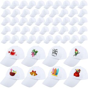 Adult DIY Baseball Caps Adjustable White Baseball Hat Blank Summer Sport Ball Cap Bulk for Men Women Outdoor in Kuwait