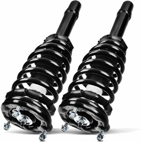 A-Premium Front Pair (2) Complete Strut & Coil Spring Assembly Compatible with Hyundai Sonata 2000-2005 Kia Optima 2001-2006