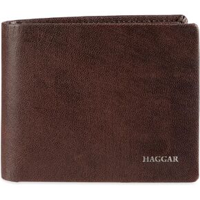 Haggar Men's Leather Traveler Wallet