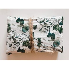 InsideMyNest Eucalyptus Botanical Tissue Paper Sheets 30x20 Gift Wrap Box Filler (20)