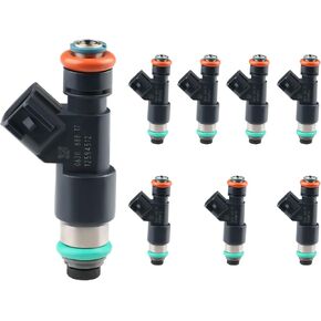 JDMON Fuel Injectors Replacement for Chevy Silverado 1500 Avalanche Tahoe Suburban 1500 GMC Sierra Savana 1500 Yukon 2007-2009 4.3L 5.3L 4.8L 6.0L 6.2L Replaces 12594512 217-2436 FJ977