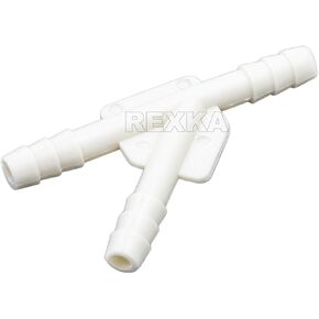 Rexka 15pcs 3 Way Vacuum Y Hose Connector 3/16" X 3/16" X 3/16" for GM Ford