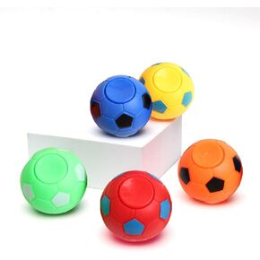 6Pcs Soccer Ball Fidget Spinners - Hand Fidget Spinner Soccer Balls,Stress Relief Football Toys Rotatable Fidget Soccer Balls,Relief Vent Toys Desk Fidget Toys(3.5/5.5cm)