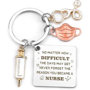 Nurse Starter's Gift/Graduation Gift for Nurses Appreciation Gifts Graduation Presents for Women Nurse Keychain Nurses Week Gifts Nurse Friends Gifts