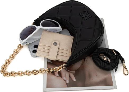 Milan Chiva Crescent Shoulder Bag for Women Underarm Purses Mini Clutch Handbag in Saudi Arabia