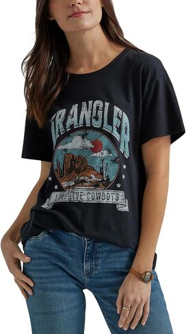 Wrangler Women's Western Retro Short-Sleeve Graphic T-Shirt in Saudi Arabia