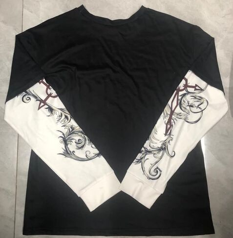 Lucakuins Women Y2k Long Sleeve Tops Fairy Grunge Graphic Tee Shirts Fairycore Aesthetic Fall Clothes Harajuku 90s Streetwear in Saudi Arabia