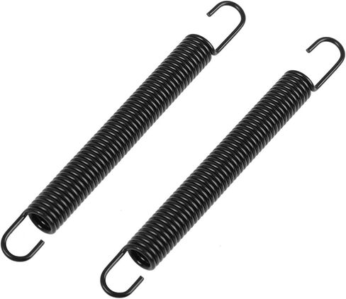 Motoforti 13cm Length Motorcycle Motorbike Black Kickstand Return Spring for GY6-125 2pcs Long-lasting in Saudi Arabia