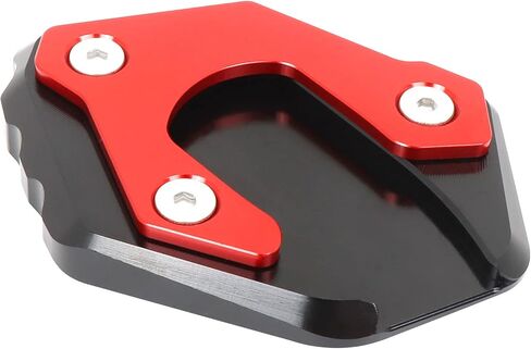 Worldmotop Motorcycle Kickstand Pad Side Stand Plate Pad Replacement for Yamaha FJR1300 FJR 1300 2001-2020 Enlarger Extension Plate Foot Pad (Titanium) in Saudi Arabia