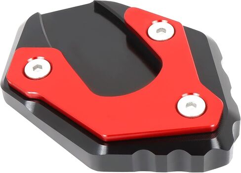 Worldmotop Motorcycle Kickstand Pad Side Stand Plate Pad Replacement for Yamaha FJR1300 FJR 1300 2001-2020 Enlarger Extension Plate Foot Pad (Titanium) in Saudi Arabia