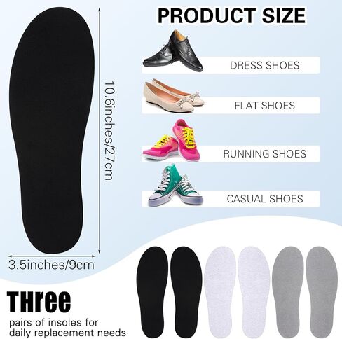 3 Pairs Sockless Shoe Liner No Show Socks No Slipping No Stinking Washable Barefoot Shoe Insert in Saudi Arabia