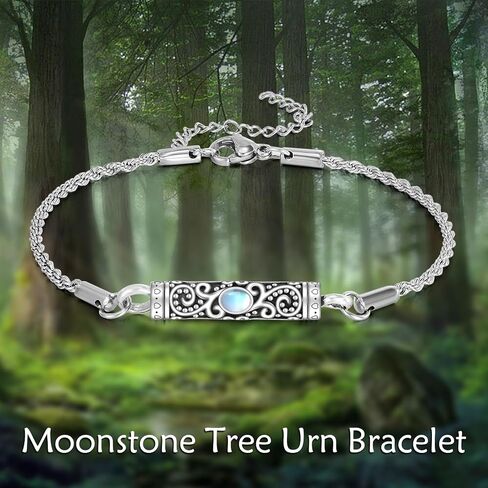 ONEFINITY Urn Bracelet For Ashes 925 Sterling Silver Bar Cremation Jewelry For Ashes Keepsake Pendant Locket Bracelet For Women Men in Kuwait