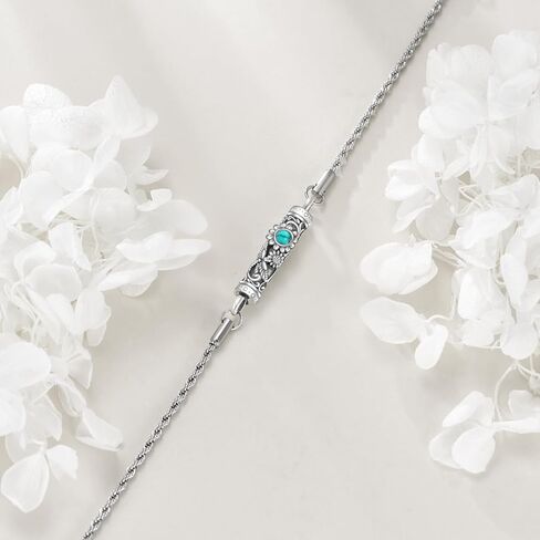 ONEFINITY Urn Bracelet For Ashes 925 Sterling Silver Bar Cremation Jewelry For Ashes Keepsake Pendant Locket Bracelet For Women Men in Kuwait