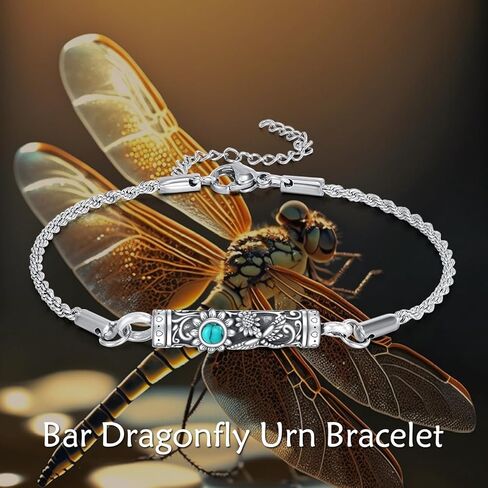 ONEFINITY Urn Bracelet For Ashes 925 Sterling Silver Bar Cremation Jewelry For Ashes Keepsake Pendant Locket Bracelet For Women Men in Kuwait