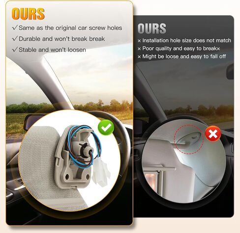 Right Passenger Side Sun Visor with Sunroof Fit for 2013 for Infiniti JX35 2013-2018 for Nissan Pathfinder 2014-2017 for Infiniti QX60 Tan Beige Sunvisor Replace 96400-9PB0A in Saudi Arabia