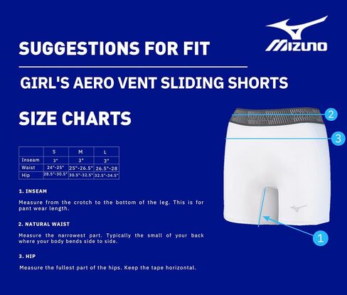 Mizuno Girls AERO منزلق مبطن بفتحات تهوية in Saudi Arabia