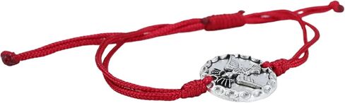 Holy Spirit Confirmation Bracelets with Dove Medal, Religious Keepsake Gifts, Red and Black Colors Included, 8 Inches Adjustable in Saudi Arabia