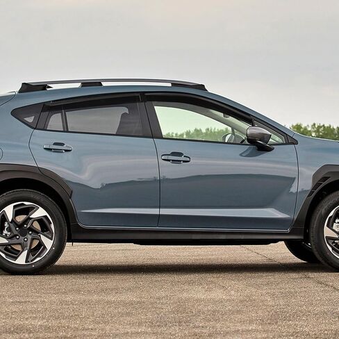 Tape-On Side Window Deflectors for Crosstrek 2024 2025, Window Rain Guards Window Visor Rain Guards Vent Guard Shade Deflectors Compatible with Subaru Crosstrek Accessories 2024 2025 in Saudi Arabia