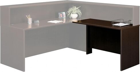 Bush Business Furniture Series C Collection 48W Return Bridge in Mahogany in Saudi Arabia